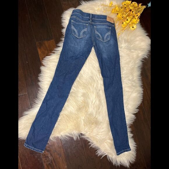 Hollister straight legged low rise denim jeans sz 25/1 - Picture 4 of 7